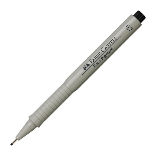 Fineliner FABER-CASTELL ECCO Pigment 0,7mm Preto