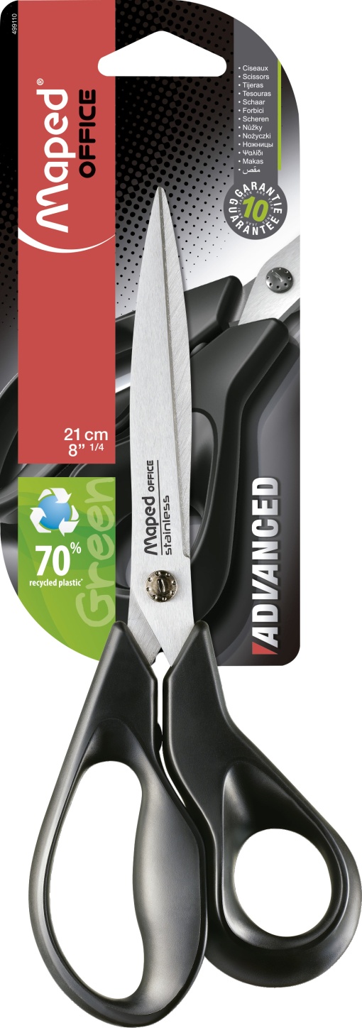 Tesoura de Escritório 8,5'' 21cm MAPED Advanced Green