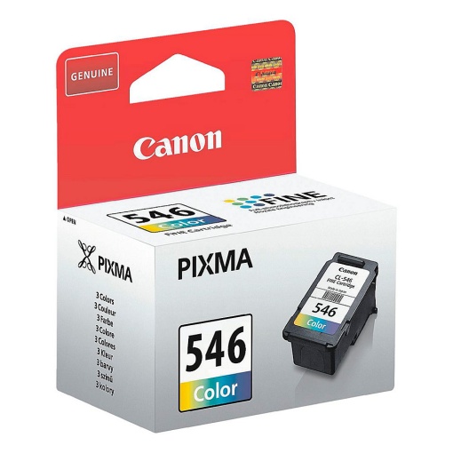 Tinteiro CANON 546 C Cores CL546 MG2450/MG2550 180 Páginas