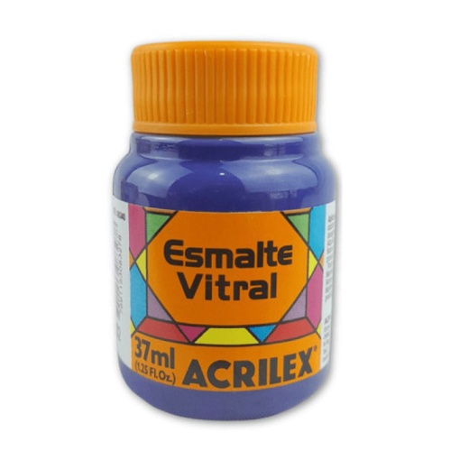 Esmalte vitral ACRILEX azul cobalto 502 37ml