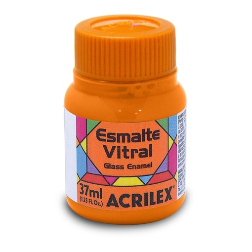 Esmalte Vitral ACRILEX Laranja 517 37ml