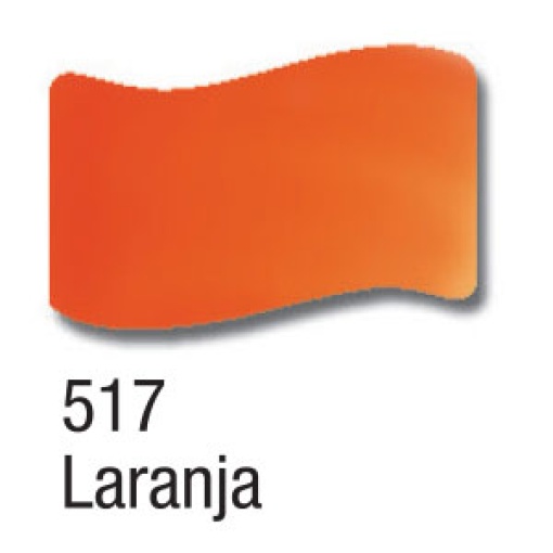 Esmalte Vitral ACRILEX Laranja 517 37ml