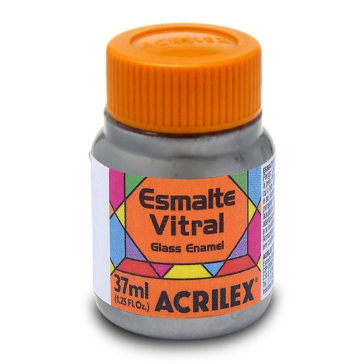 Esmalte Vitral ACRILEX Prateado 533 37ml