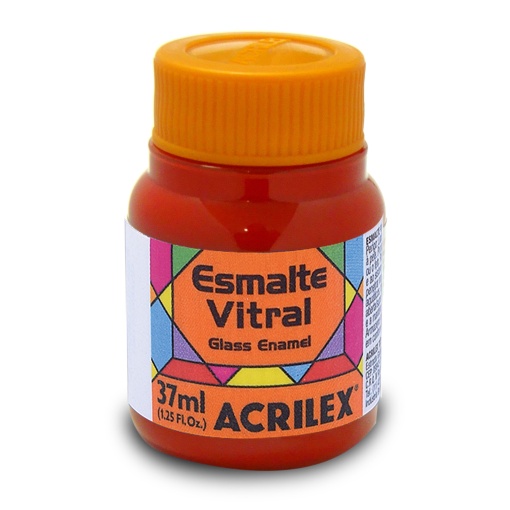 Esmalte Vitral ACRILEX Vermelho 523 37ml