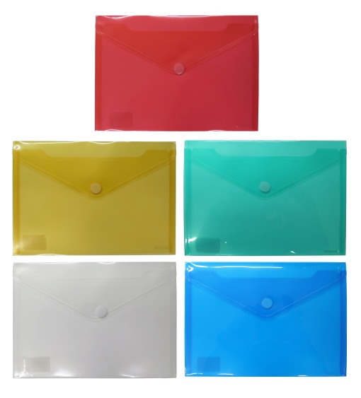 Bolsa para Documentos Fecho Velcro 180x250mm Tipo Envelope Sortidas CARCHIVO MINIBAG