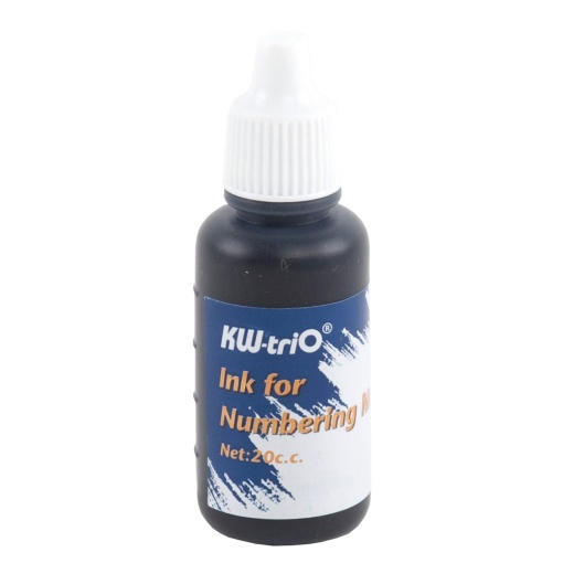 Tinta de Numerador Metálico Preto 20ml KW-TRIO
