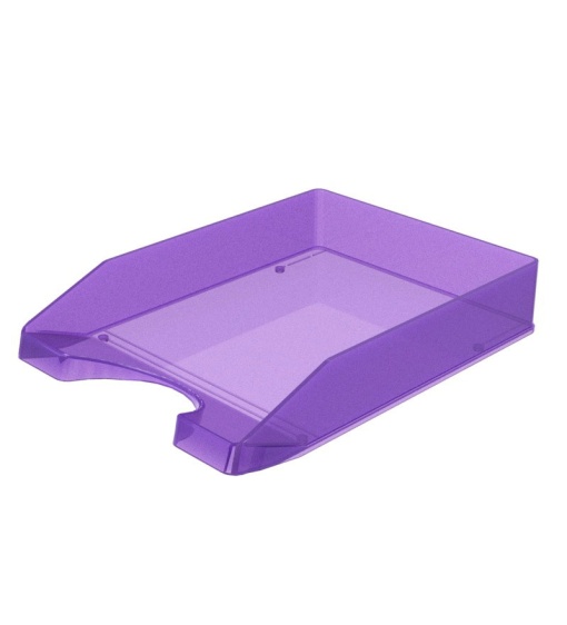 Tabuleiro de Secretária Plástico Translúcido Violeta