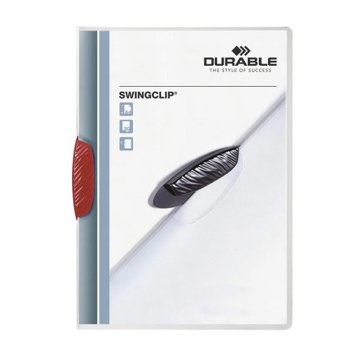 Classificador DURABLE 2260 A4 Vermelho 03