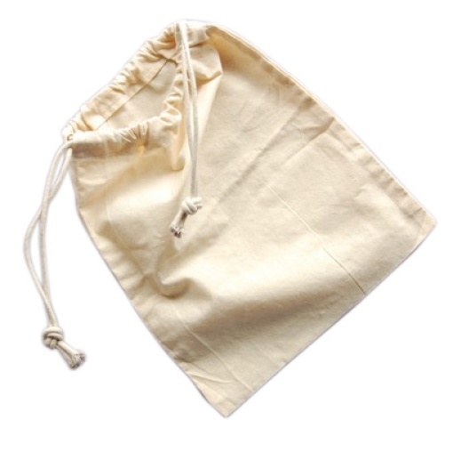 Saco Algodão Cru com Cordão 20x24cm