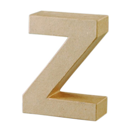 Letra Papel Mache Z 17cm