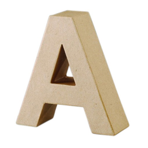 Letra Papel Mache A 17cm