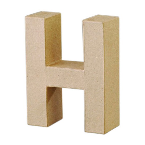 Letra Papel Mache H 17cm