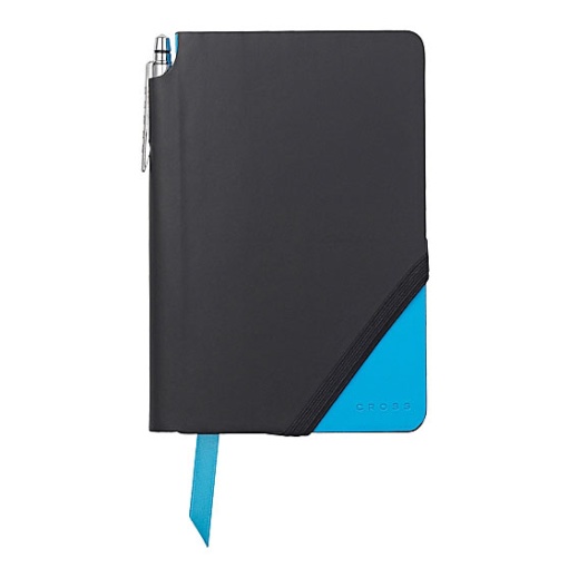 Caderno A6 CROSS Jotzone Pautado Preto/Azul