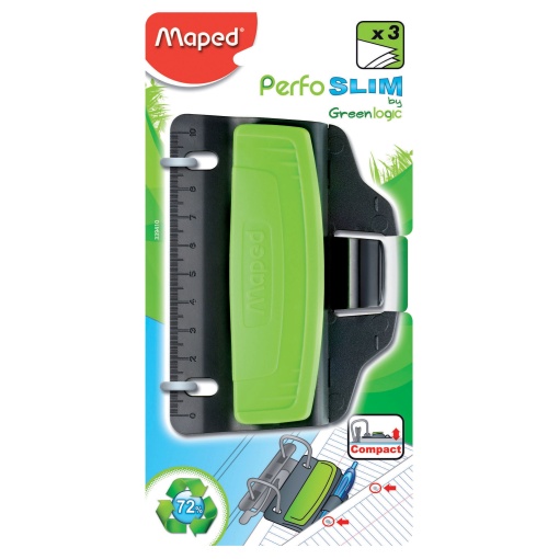 Furador para dossier MAPED Greenlogic 3 folhas