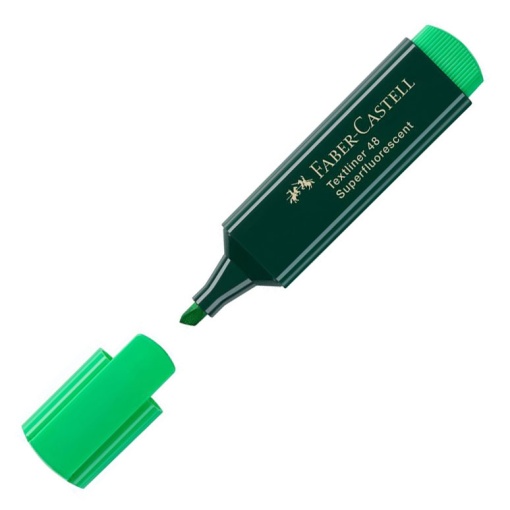 Faber-Castell Textliner 48 1-2-5mm Green Fluorescent Highlighter