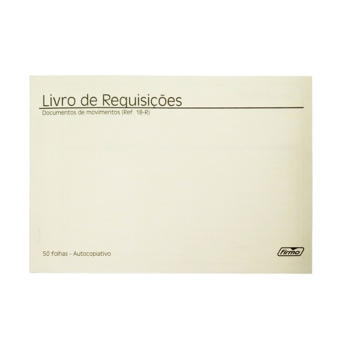 Livro de Requisições Autocopiativo 210x150mm Modelo 18R 50 folhas
