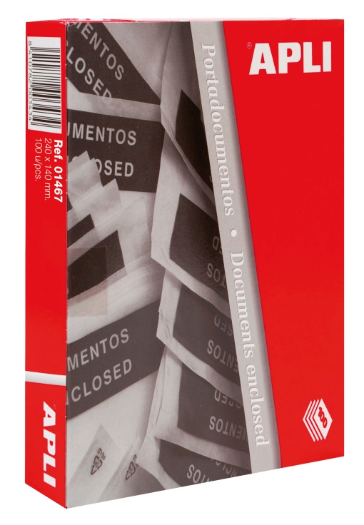 Envelope para Expedição Adesivo 240x115mm APLI com 100