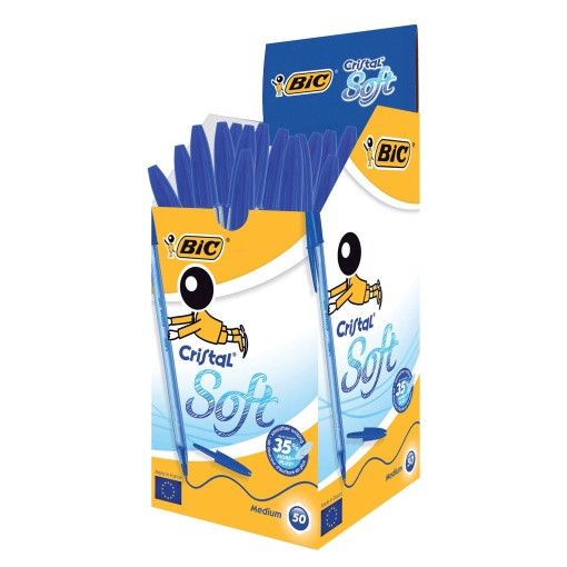 Esferográfica BIC Cristal Soft Azul