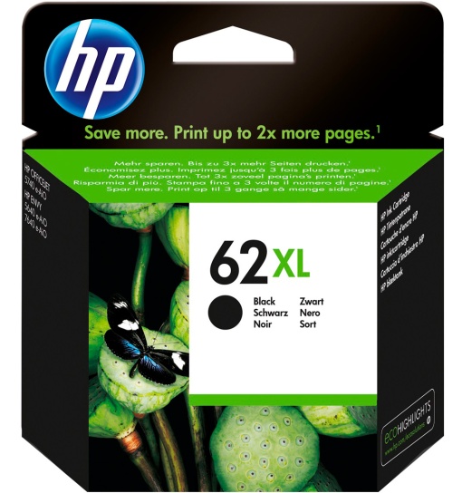 Tinteiro HP 62XL Preto C2P05AE 5740 Alta Capacidade