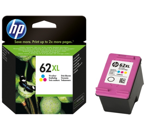 Tinteiro HP 62XL Cores C2P07AE 5740 Alta Capacidade