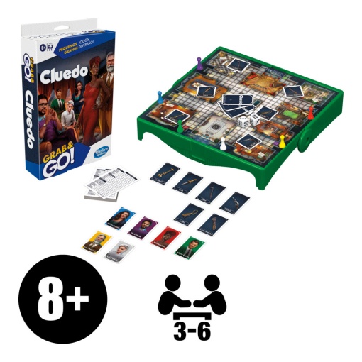 Cluedo de Viagem HASBRO Gaming Grab & GO