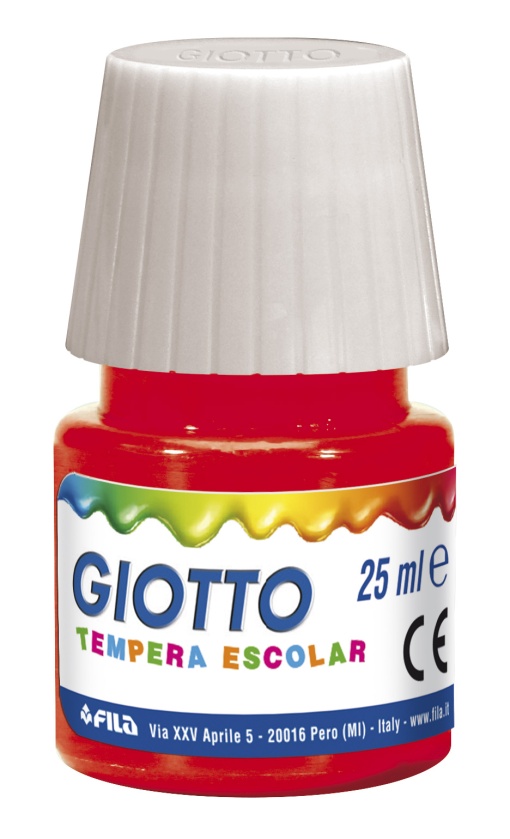 Guache GIOTTO 25ml vermelho