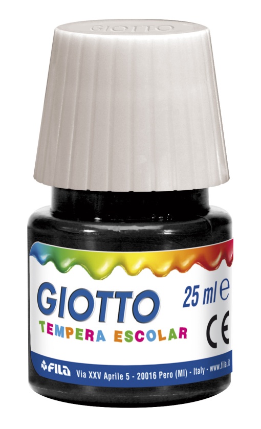 Guache GIOTTO 25ml preto