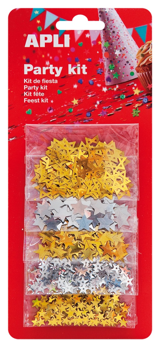 Confettis Metalizados Estrelas 5x2g APLI