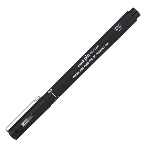 Fineliner UNI Pin Pigment 0,5mm Preto 200