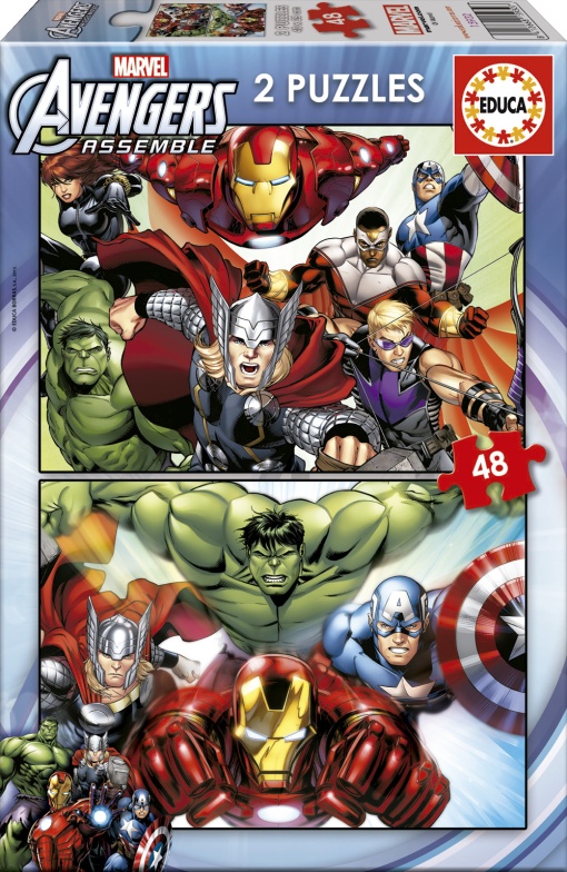 Puzzle EDUCA 2x48 peças Avengers