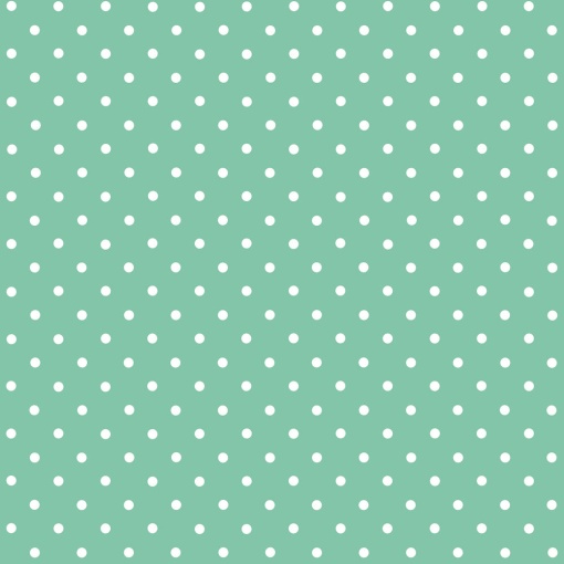 Película Adesiva D-C-FIX 45cmx2m Verde com Bolinhas Brancas 346-0648