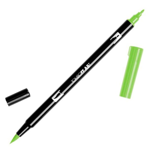Brush pen aguarelável TOMBOW 2 pontas ABT-173 verde salgueiro