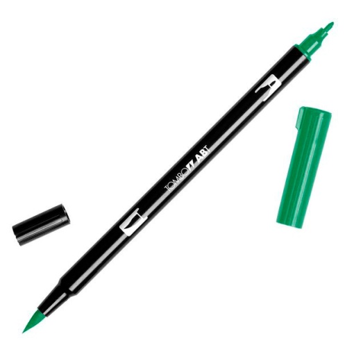 Brush pen aguarelável TOMBOW 2 pontas ABT-245 verde sapo