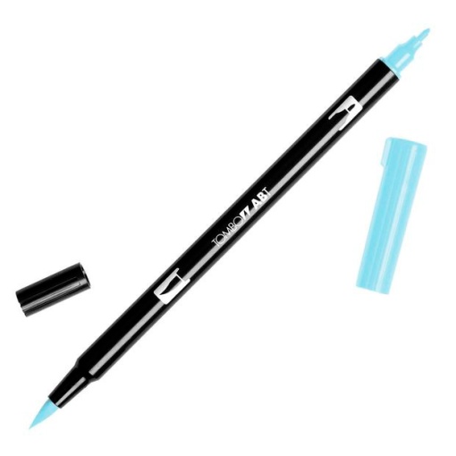 Brush pen aguarelável TOMBOW 2 pontas ABT-451 azul celeste