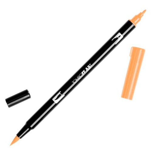 Brush Pen Aguarelável TOMBOW com 2 Pontas ABT-912 Cereja Pálido