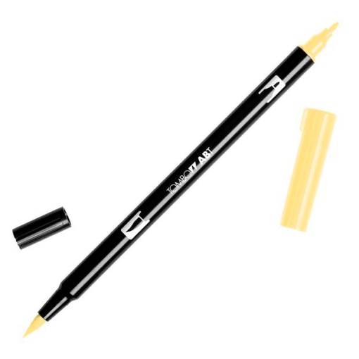 Brush pen aguarelável TOMBOW 2 pontas ABT-991 ocre claro