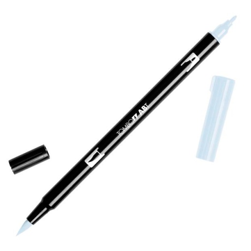 Brush Pen Aguarelável TOMBOW com 2 Pontas ABT-N75 Cinza 3