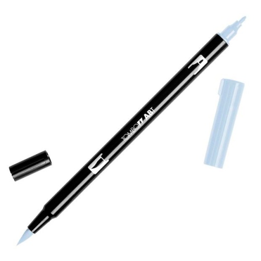 Brush Pen Aguarelável TOMBOW com 2 Pontas ABT-N95 Cinza Claro 1