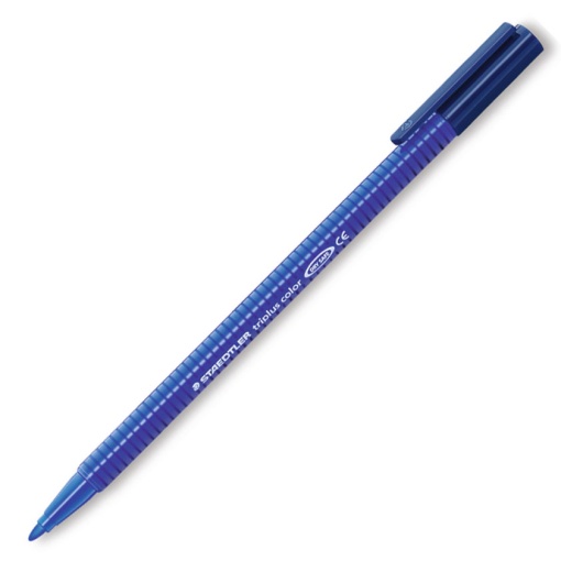 Caneta de Feltro STAEDTLER Triplus Color 323 1mm Azul 3