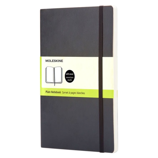 Caderno A6 Liso MOLESKINE Classic Preto com Elástico