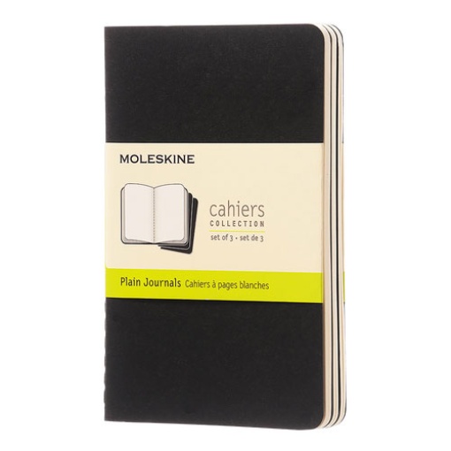 Caderno A6 Liso MOLESKINE Preto (3 Unidades)