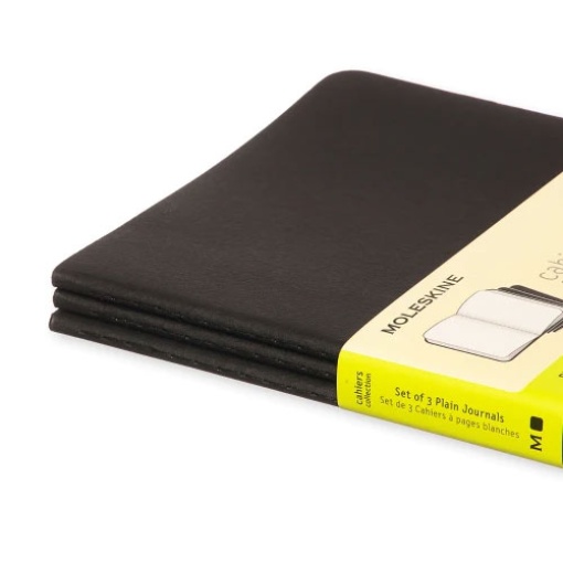Caderno A6 liso MOLESKINE preto - 3 unidades