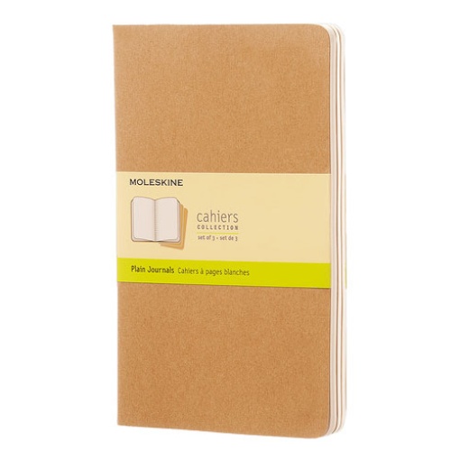 Caderno A5 Liso MOLESKINE Kraft (3 unidades)