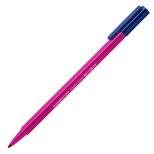 Caneta de Feltro STAEDTLER Triplus Color 323 1mm Rosa 20