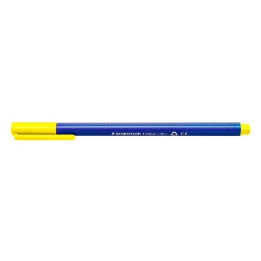 Rotulador STAEDTLER Triplus Color 323 amarillo de 1 mm