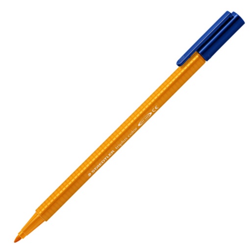Caneta de Feltro STAEDTLER Triplus Color 323 1mm Laranja 4
