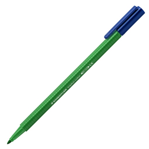 Caneta de Feltro STAEDTLER Triplus Color 323 1mm Verde 5