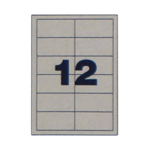 Etiquetas A4 97x42,4mm branco 100 folhas MULTI 3 - 1200 unidades