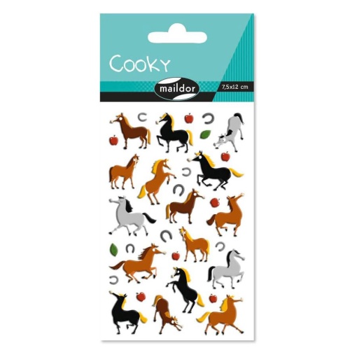 Autocolantes MAILDOR Cooky 3D cavalos