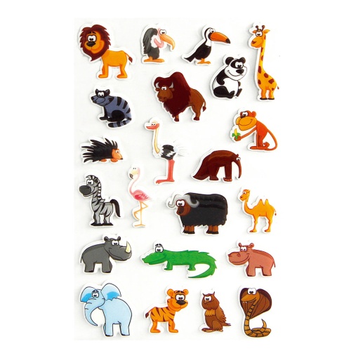 Autocolantes MAILDOR Cooky 3D savana